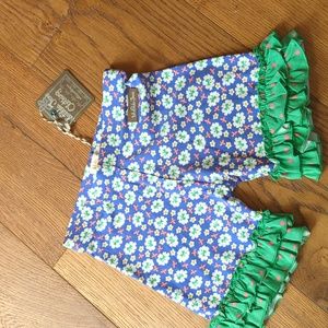 NWT Matilda Jane ruffle shorties, girls 6
